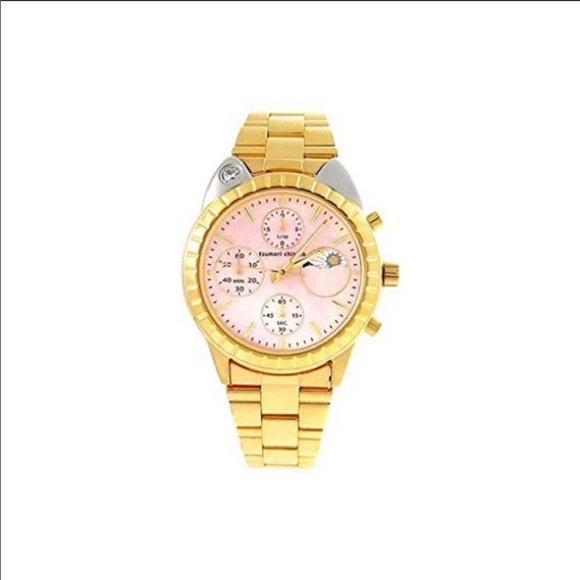 Tsumori Chisato Jewelry - Tsumori Chisato wrist chain watch gold cat ears